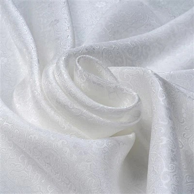 בד אקארד פרחוני משי